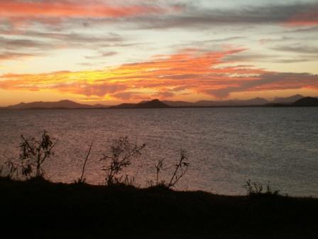 New Caledonia sunset 